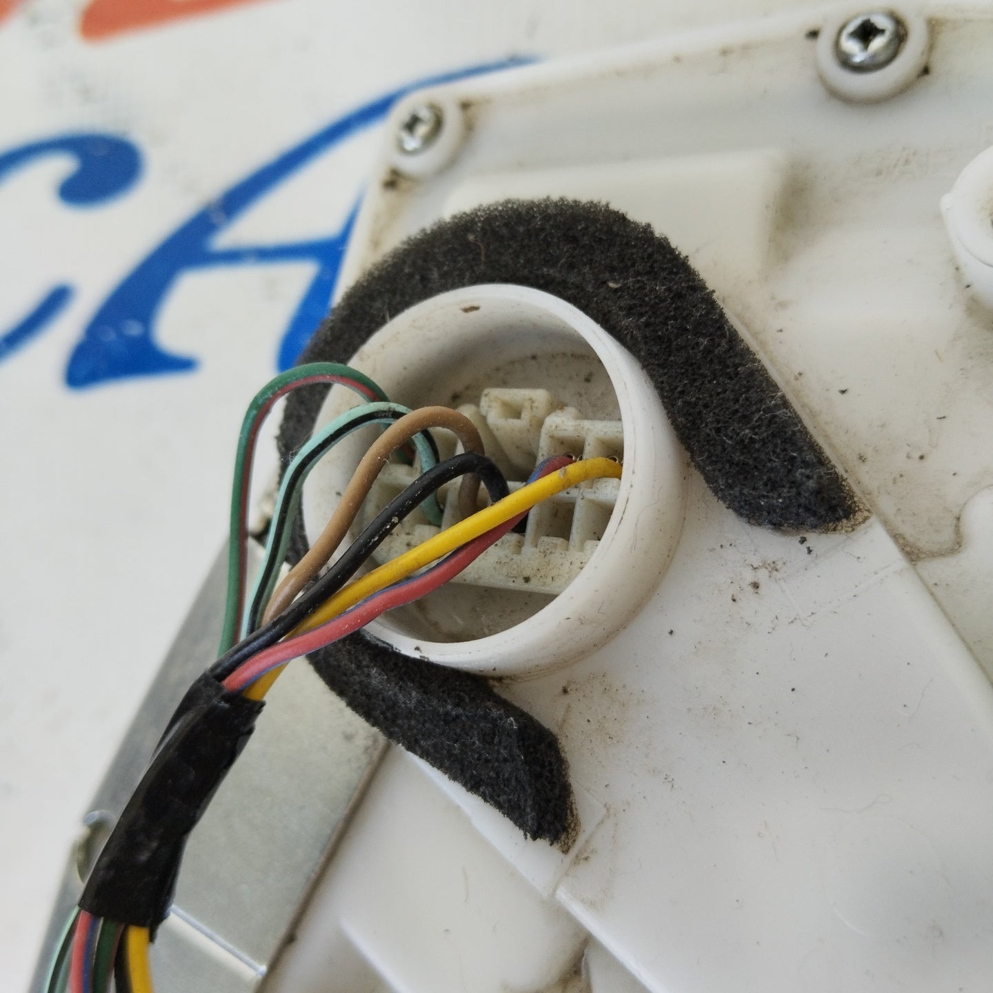 Left front lock Fiat 16 6 wires complete with ecoAG2645 internal handle