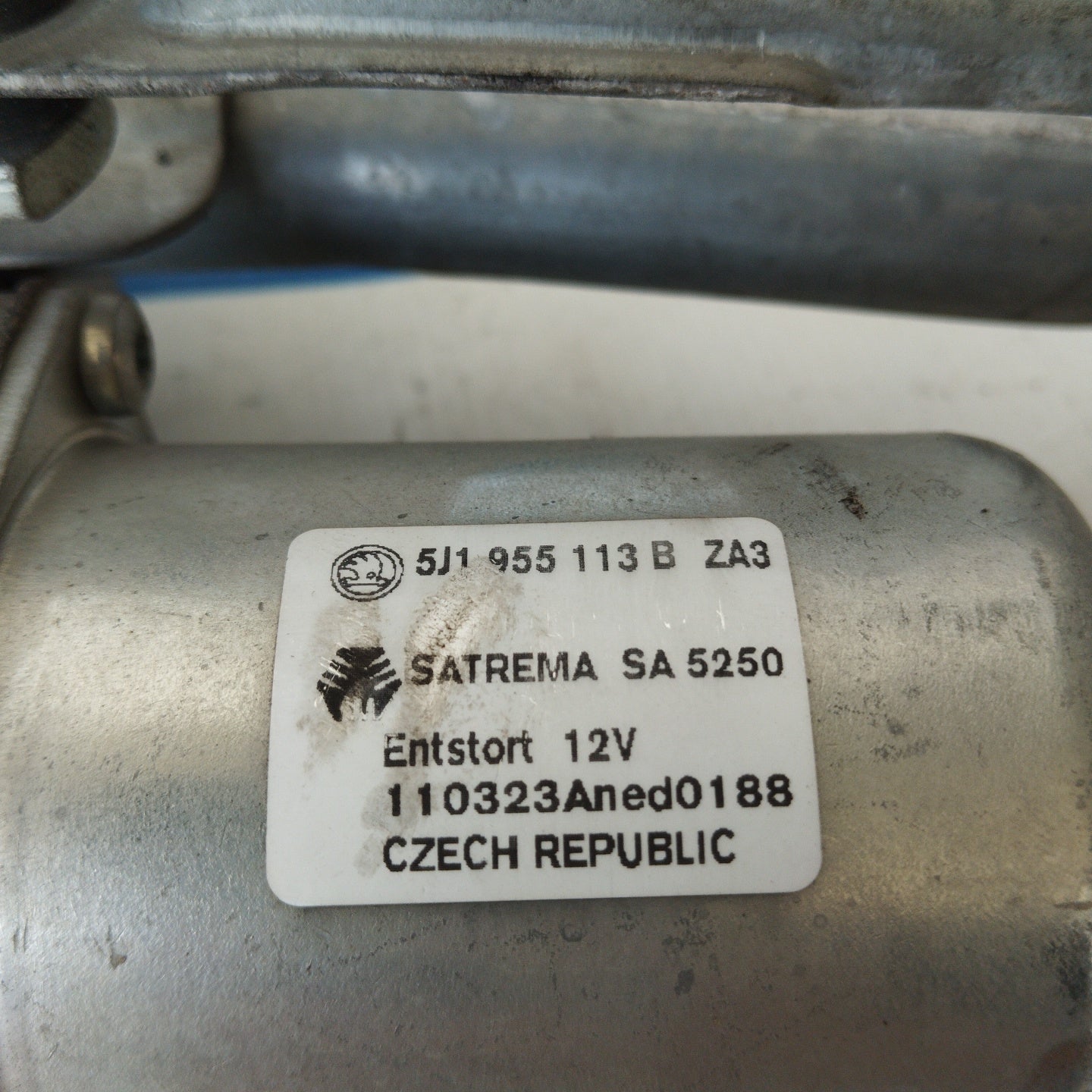 Motorino tergicristallo anteriore Skoda Fabia 2010 cod: 5j1955113B ecoAG2656