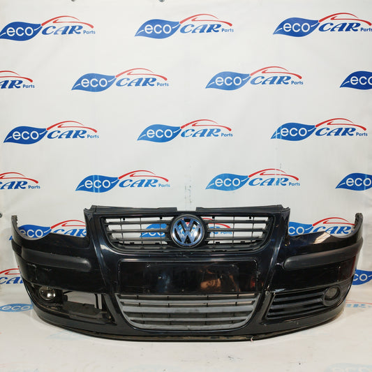 Black front bumper Volkswagen Polo 2008 ecoAC4902