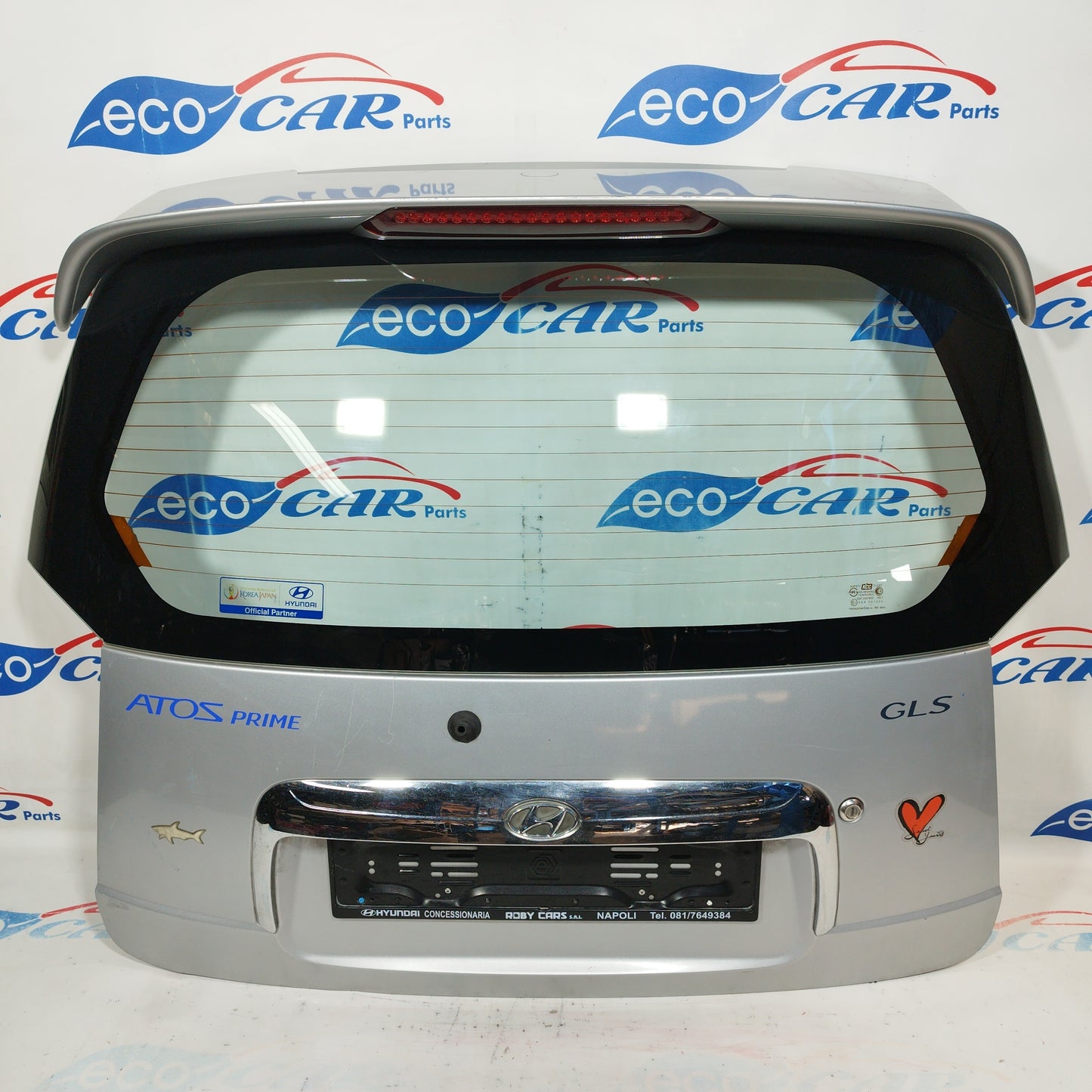 Silver gray tailgate Hyundai Atos 2001 ecoAC4926