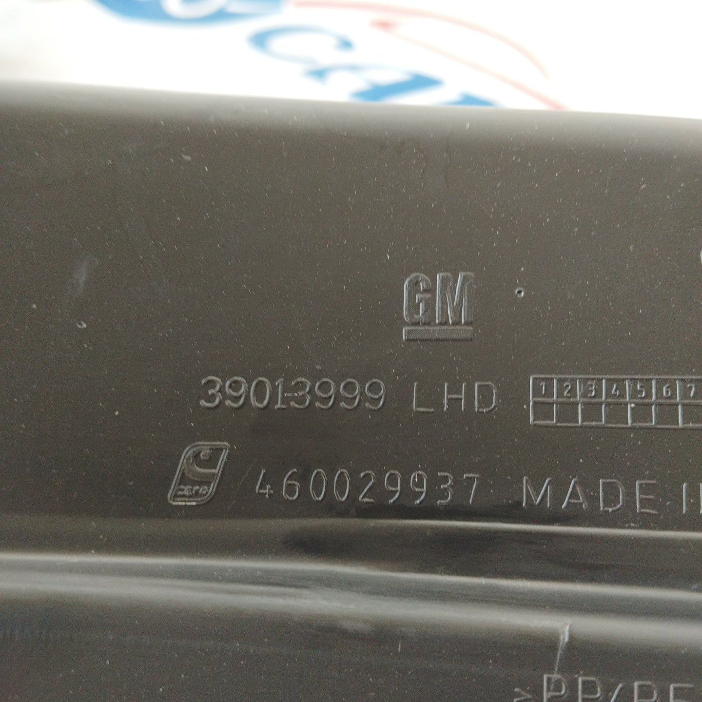 Opel Corsa E 2016 Handschuhfachcode: 39013999 ecoAG2691