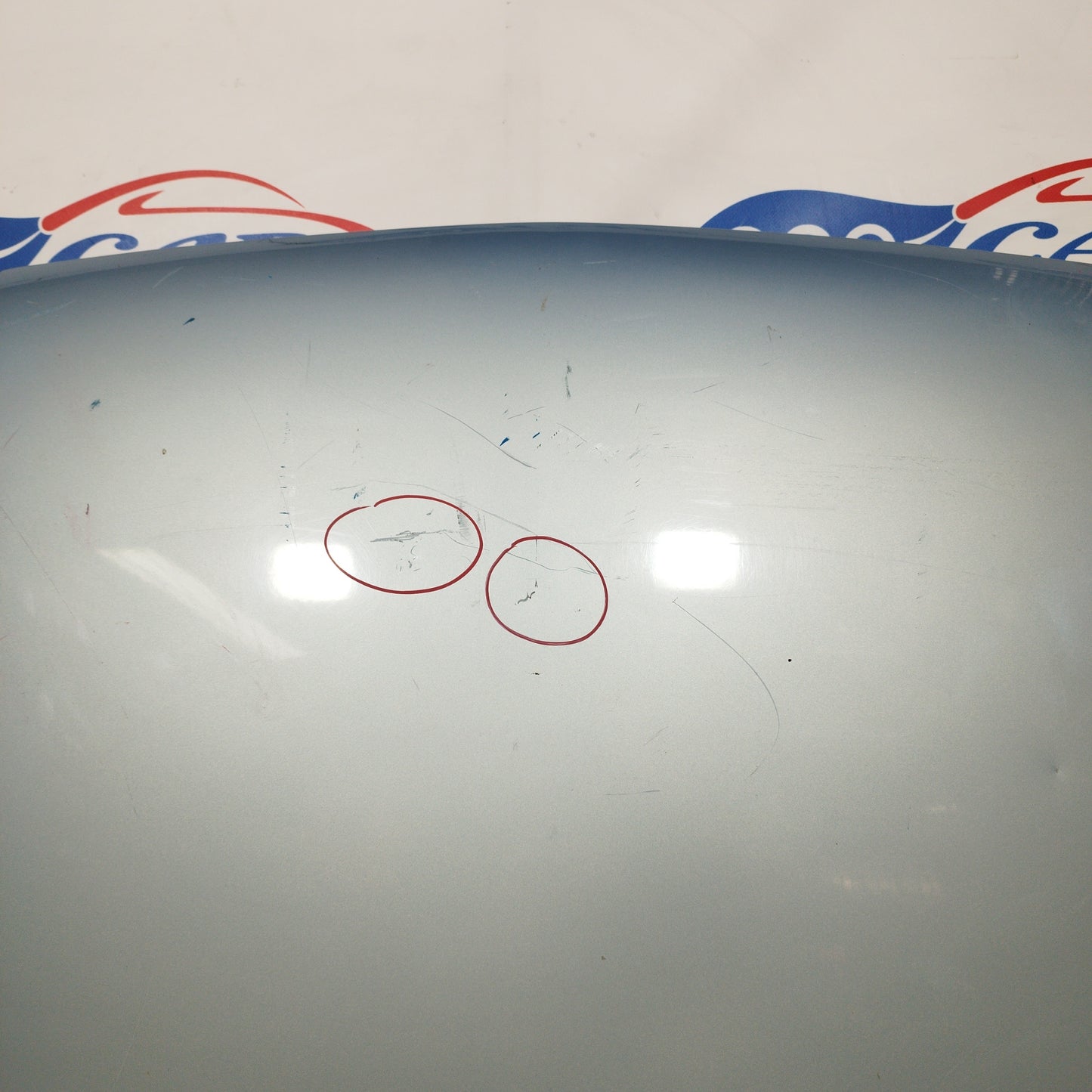 Lancia Y 2003 ecoAC4962 light blue bonnet