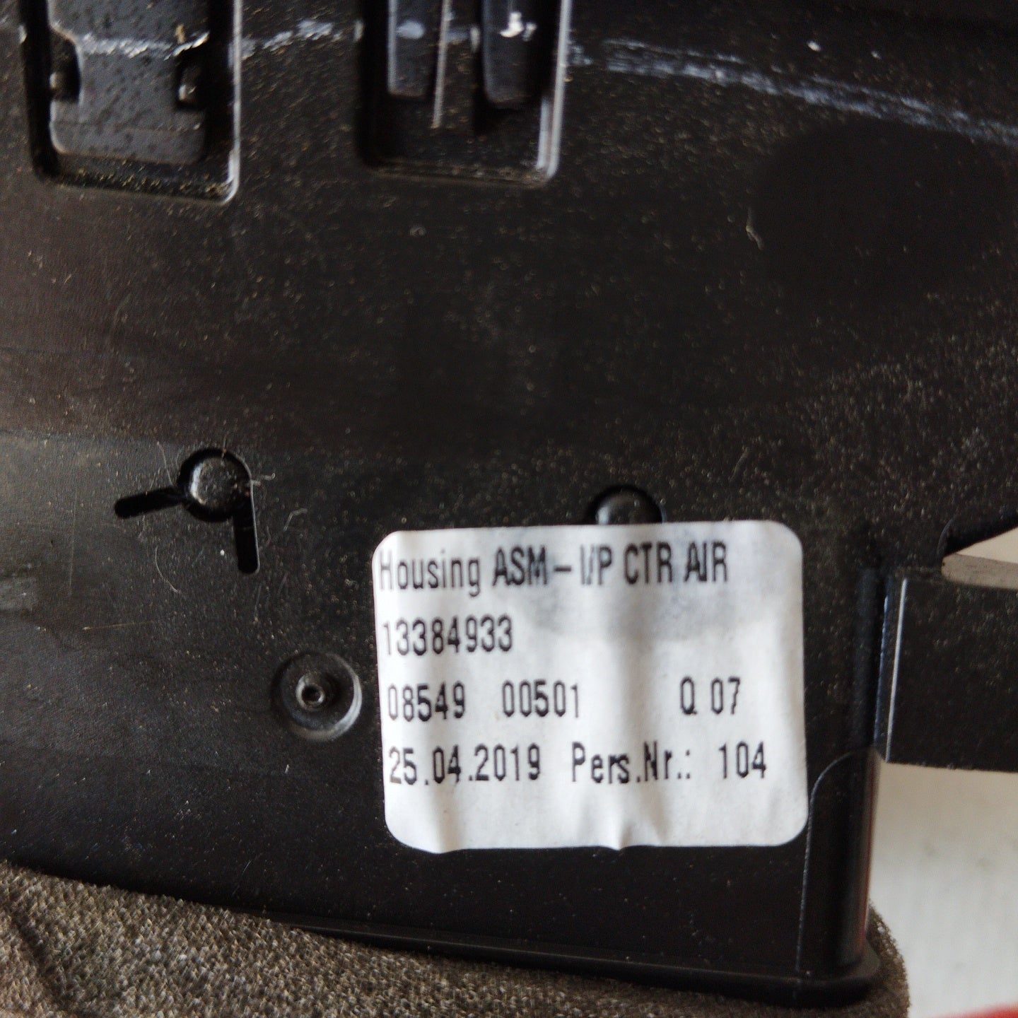 Central climate control panel Opel Corsa E 2017 code: 13384933 ecoAG2701