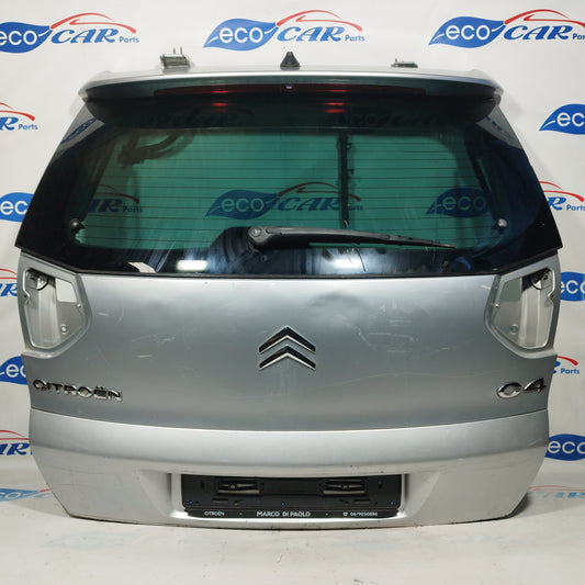 Silver gray tailgate Citroen C4 Picasso 2007 ecoAC4985