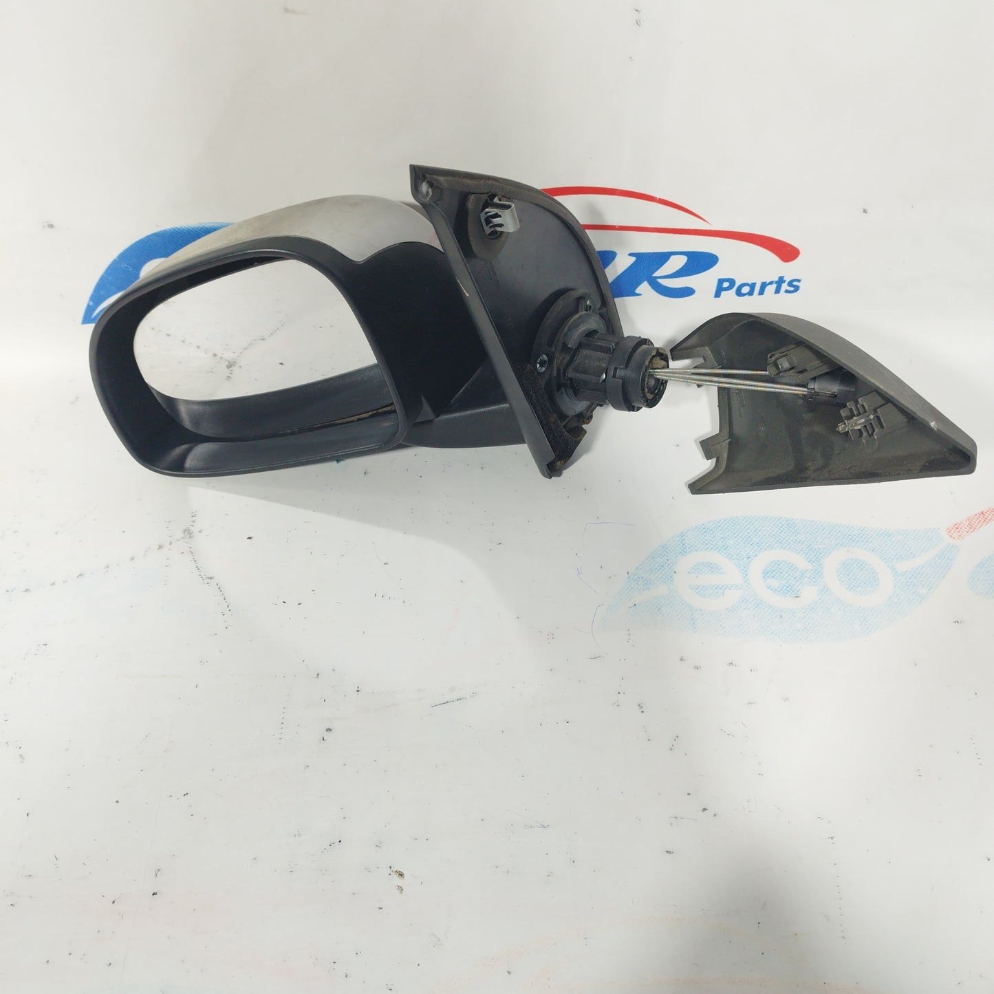 Manueller linker Außenspiegel, silbergrau, Fiat Panda 2010 ecoAC4998