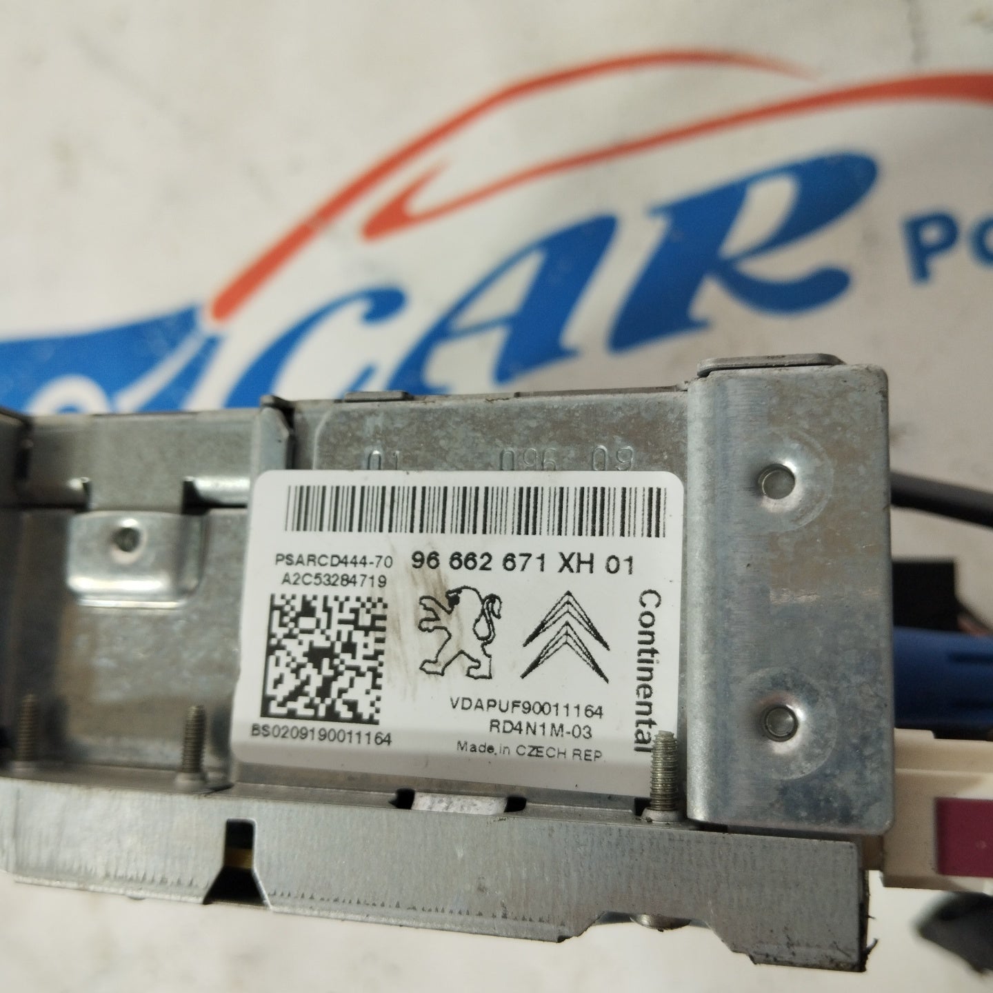 Peugeot 308 car radio code: 96662671xh01 ecoAG2724