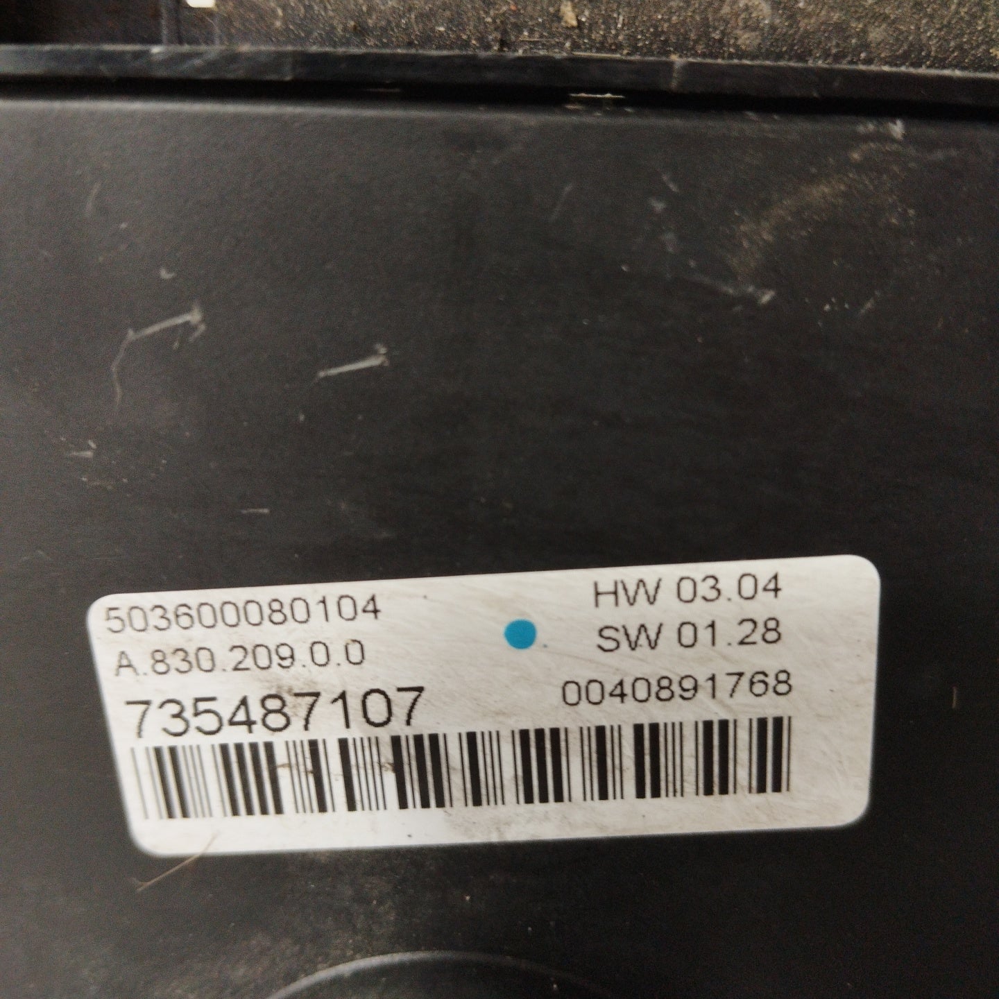 Lancia Delta digitales Klimabedienteil Code: 735487107 ecoAG2731