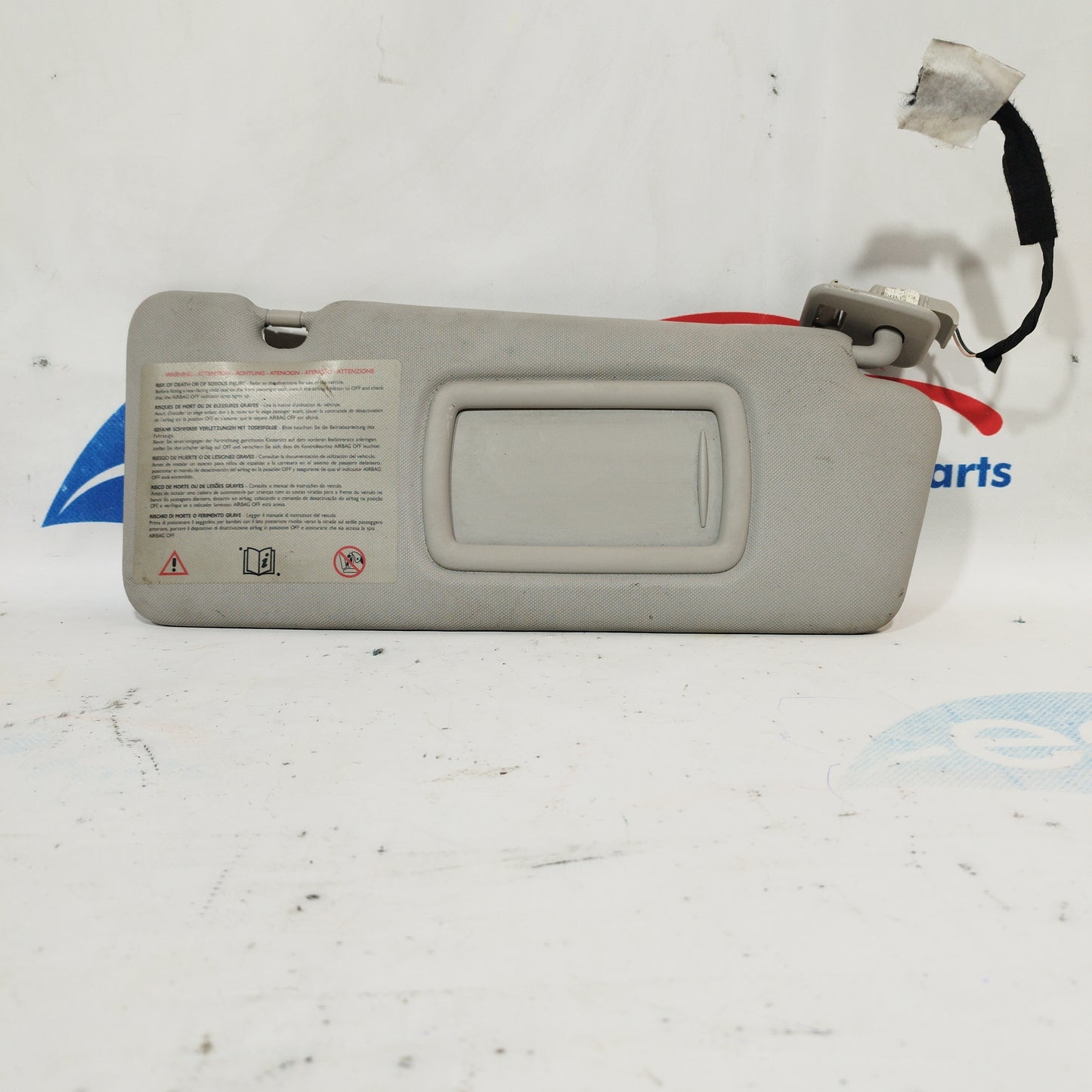 Aletta parasole dx con luce grigia Renault Megane 2012 ecoAC5030