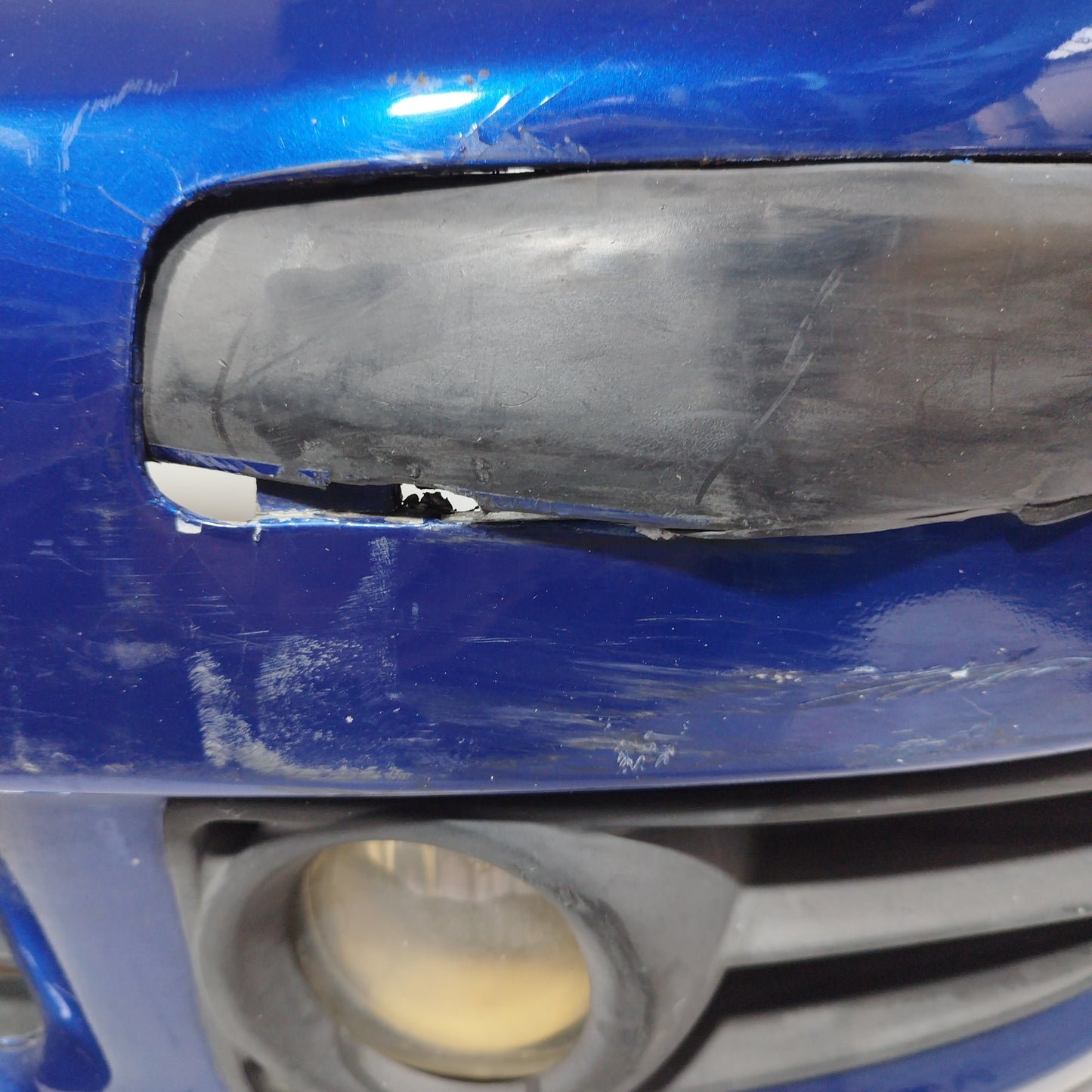 Blaue Frontstoßstange Fiat Panda 2008 ecoAC5178