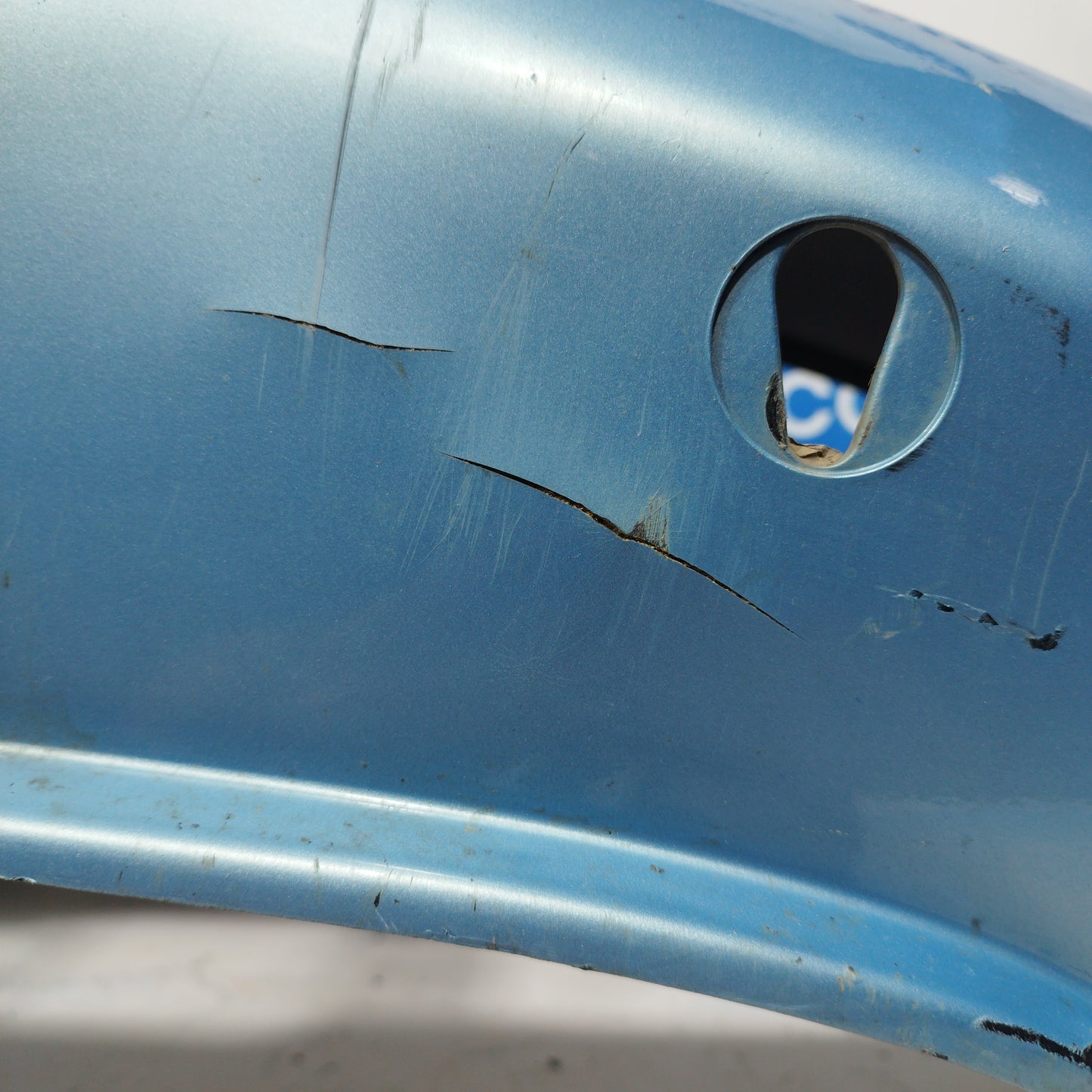 Paraurti anteriore celeste Fiat Panda 2006 ecoAC5179