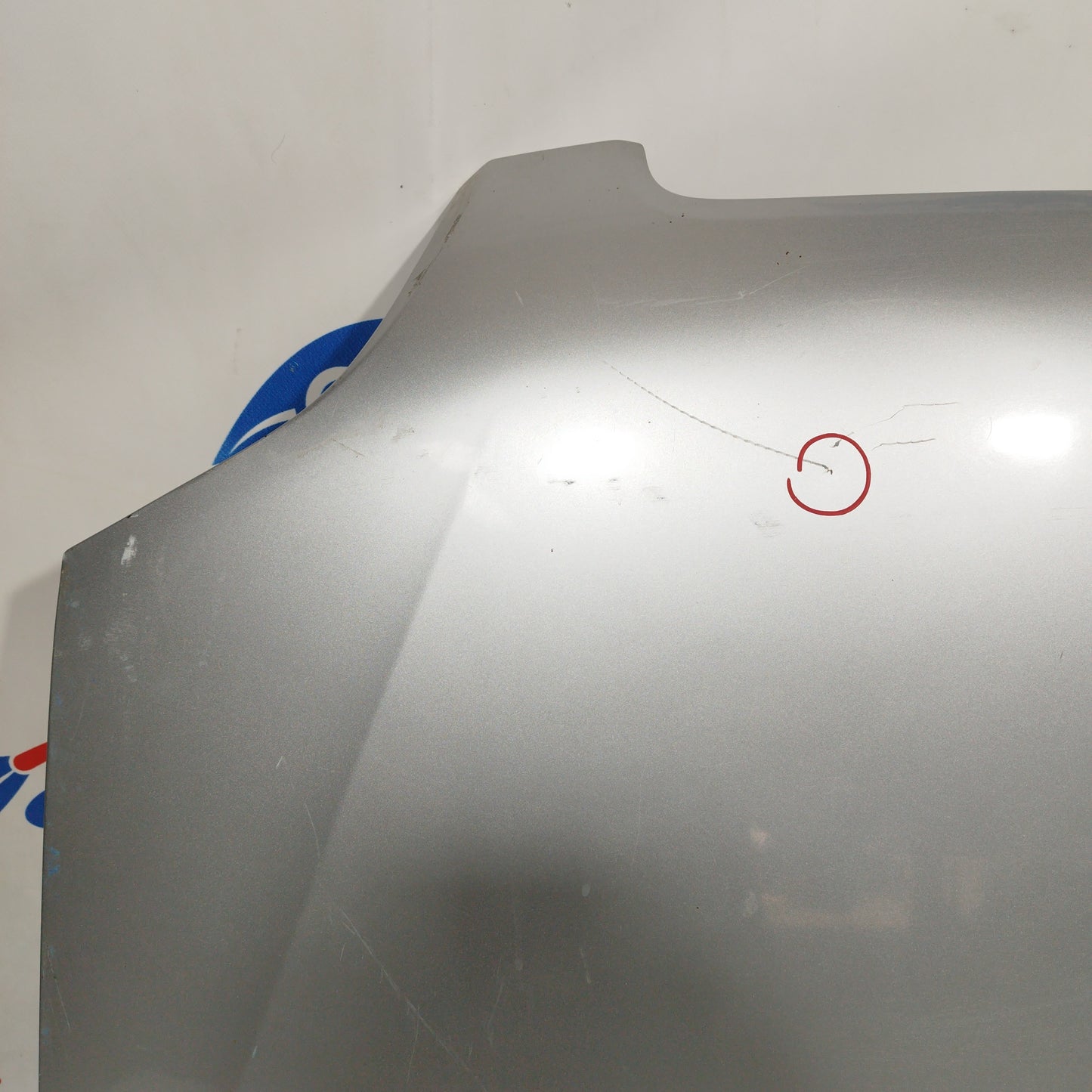 Bonnet silver gray Opel Agila 2004 ecoAC5189