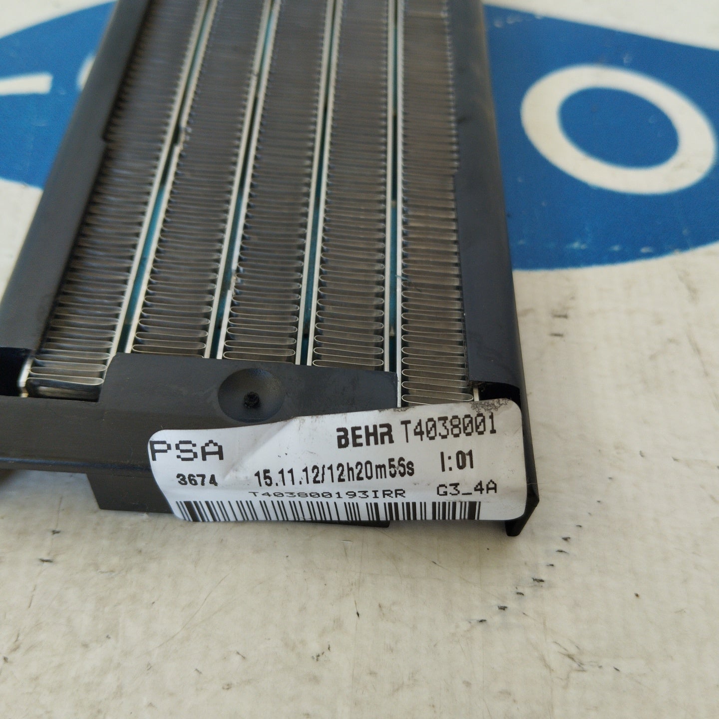 Resistenza ventola stufa abitacolo DS3/Citroen C3 1.4 HDI 2012 Cod. T4038001 ecoAG2862