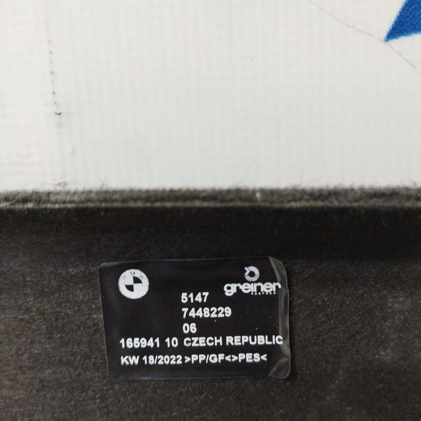 Cappelliera BMW Serie 1 F40 Cod. 51477448229 ecoAG2868