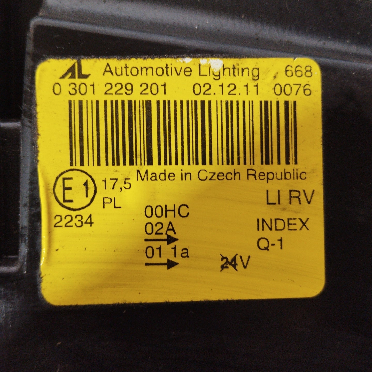 Linker Frontscheinwerfer Smart 451 ecoAG2956