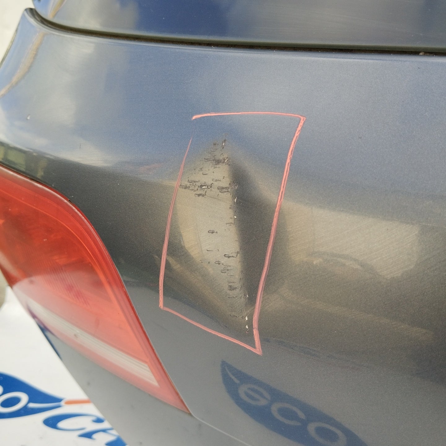 Portellone grigio canna di fucile Audi A3 2010 ecoAG3057