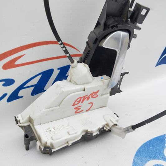 Rechtes Vorderschloss komplett mit Innengriff Citroen C3 2011 6-polig Cod. 4295m0581I3 ecoAG3120