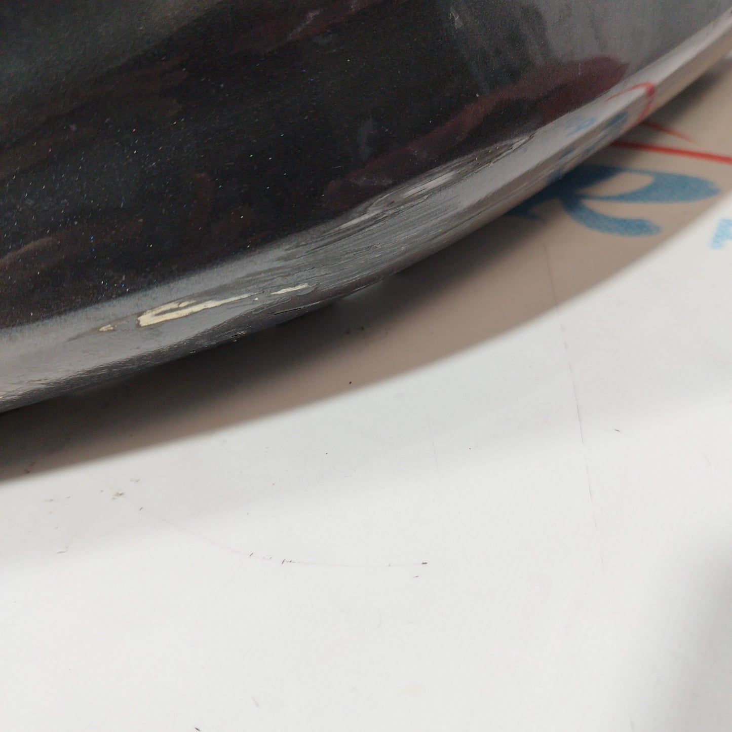 Dunkelgraue Frontstoßstange Peugeot 308 2009 ecoAC5594