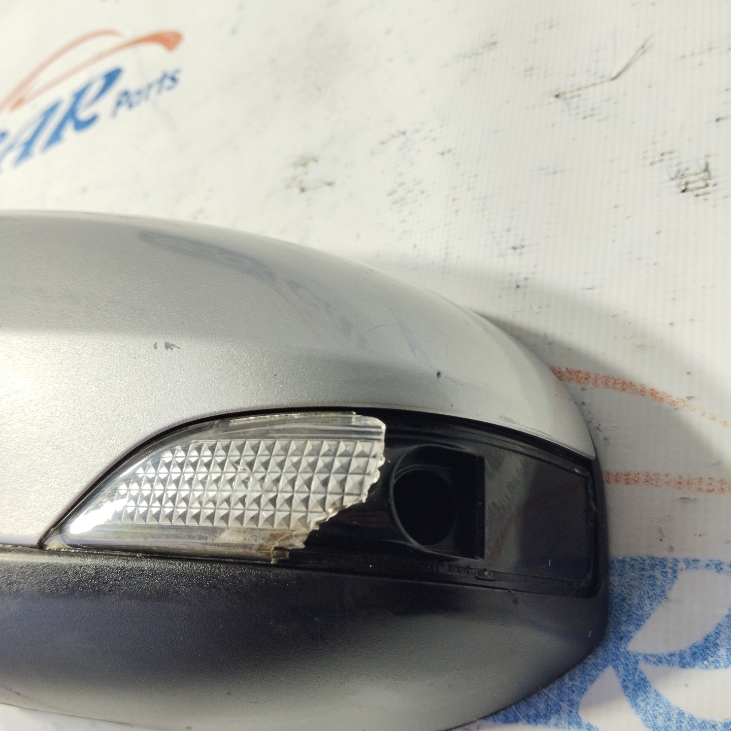 Silver gray electric left mirror Toyota Yaris 2015 7 wires Cod. E8025614 ecoAG3171