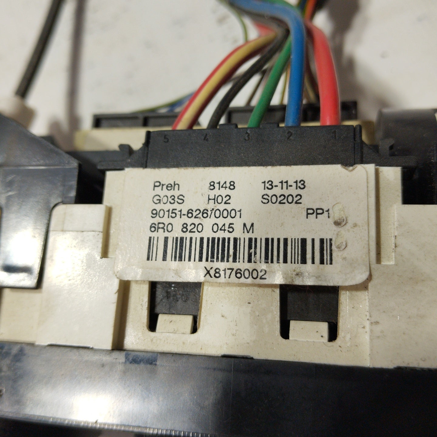 Pulsantiera Comandi Clima Volkswagen Polo 2014 Cod. 6R0820045M ecoAG3200