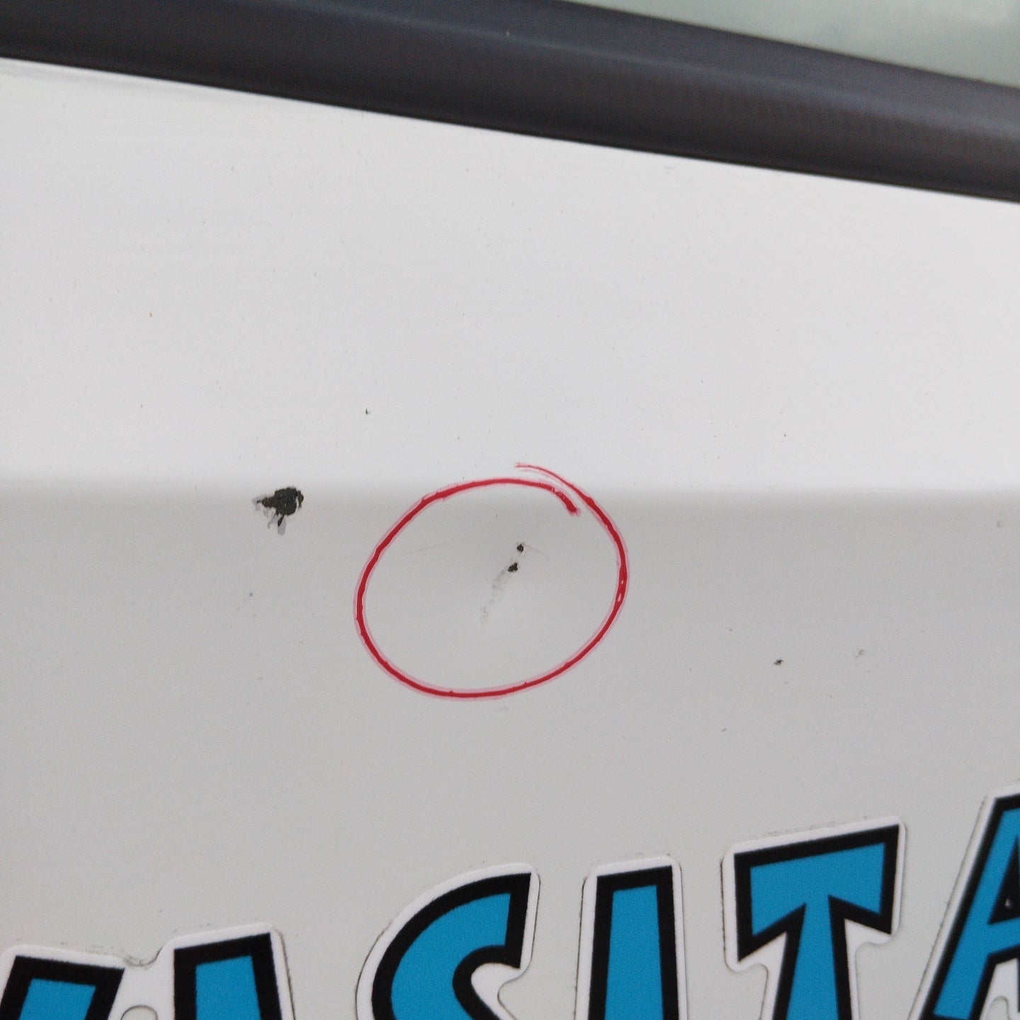 Weiße vordere rechte Tür Fiat Fiorino 2011 ecoAG3217