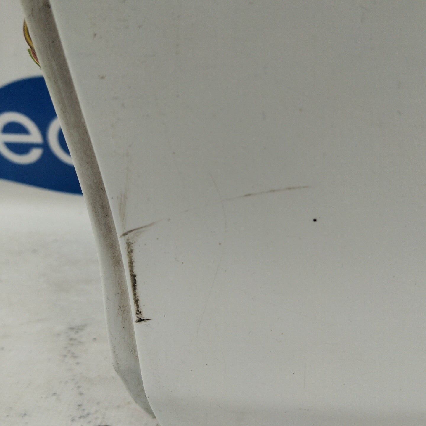 Hintere linke Tür, weiß, Opel Corsa D ecoAG3281