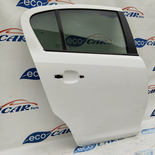 White right rear door Opel Corsa D ecoAG3282