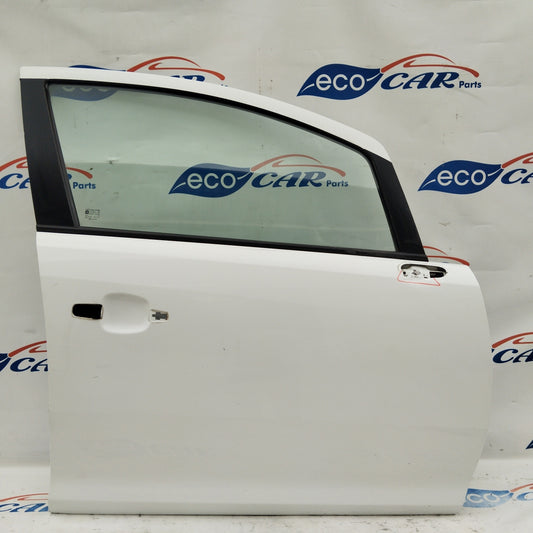 White front right door Opel Corsa D ecoAG3284