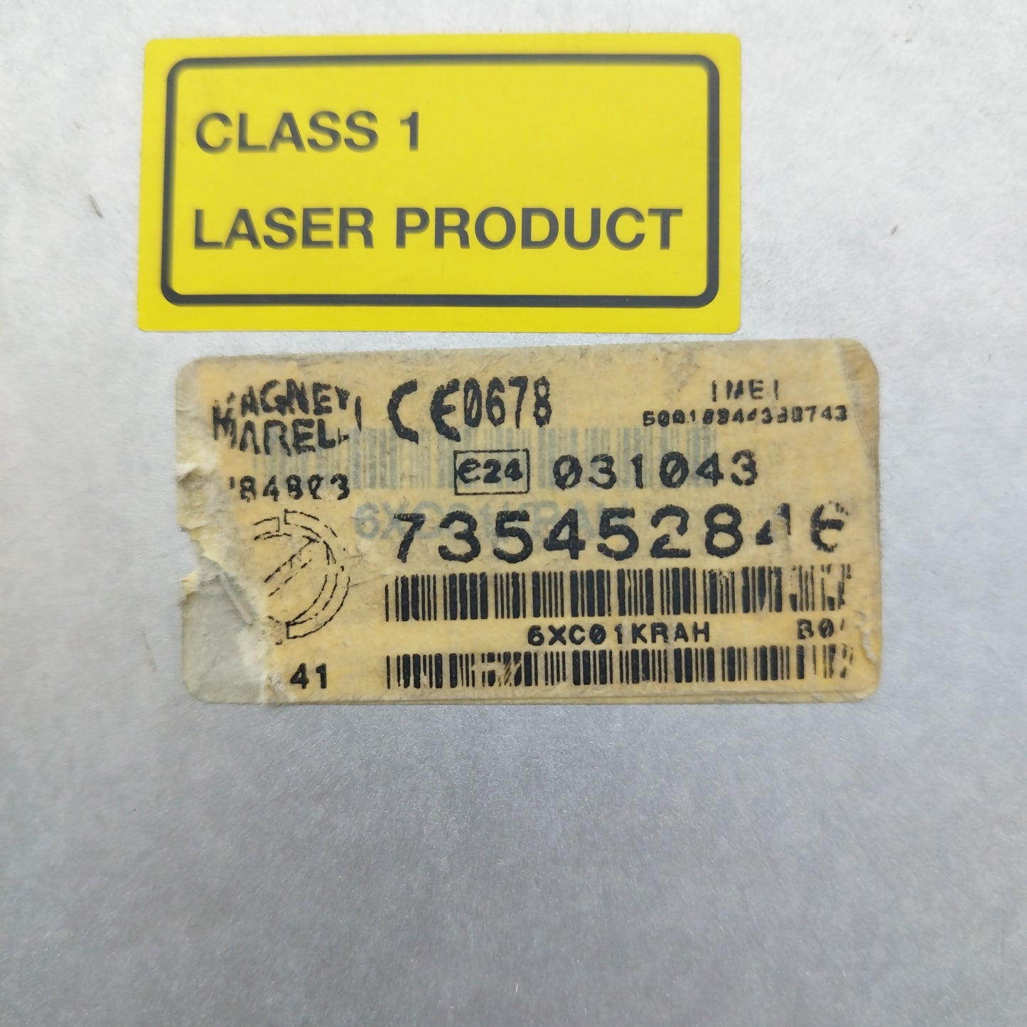 Lancia Musa 2010 ecoAC5826 car radio with navigator