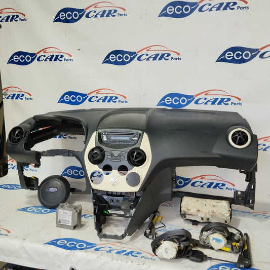 Komplettes Airbag-Kit für Ford Ka 2013, Teilenummer 51800461, ecoAG3328
