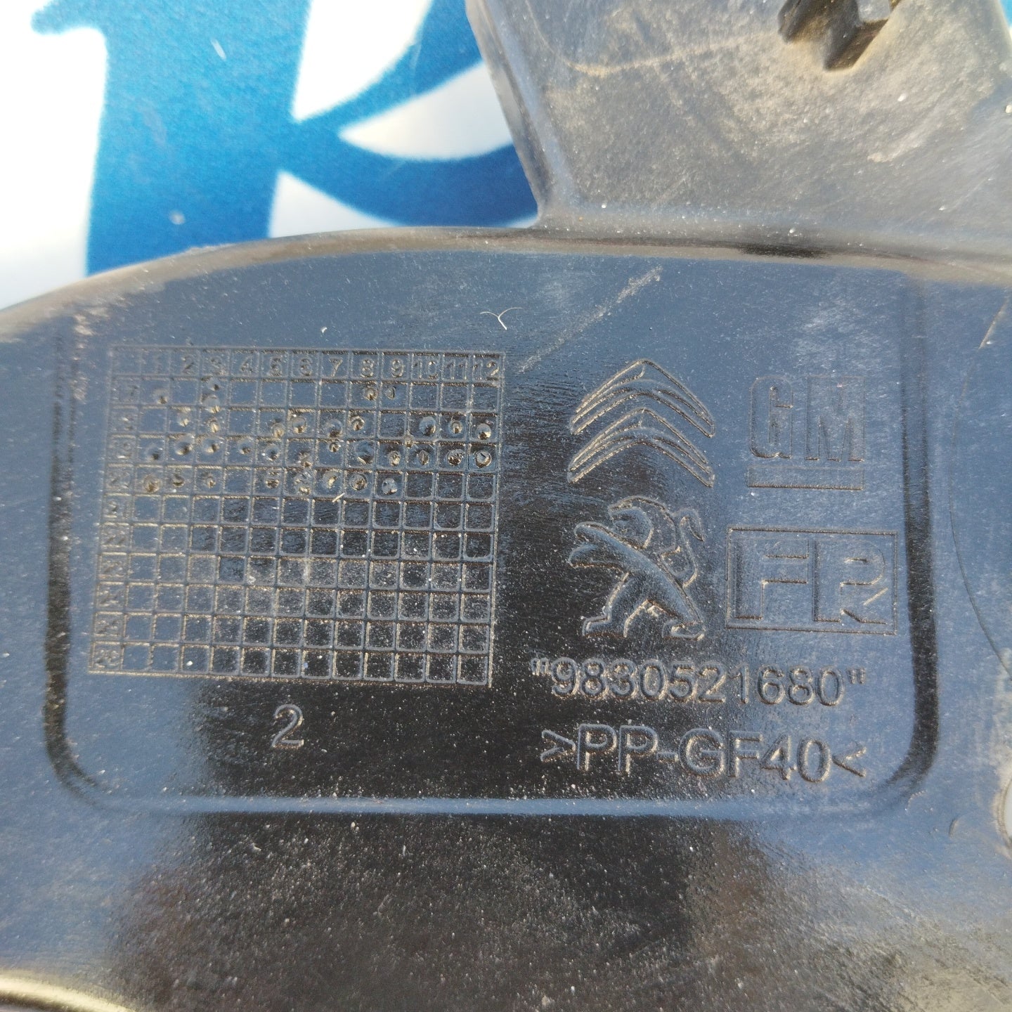 Peugeot Rifter 2020 rechter Frontscheinwerfer Halterungscode: 9830521680 ecoAG3360