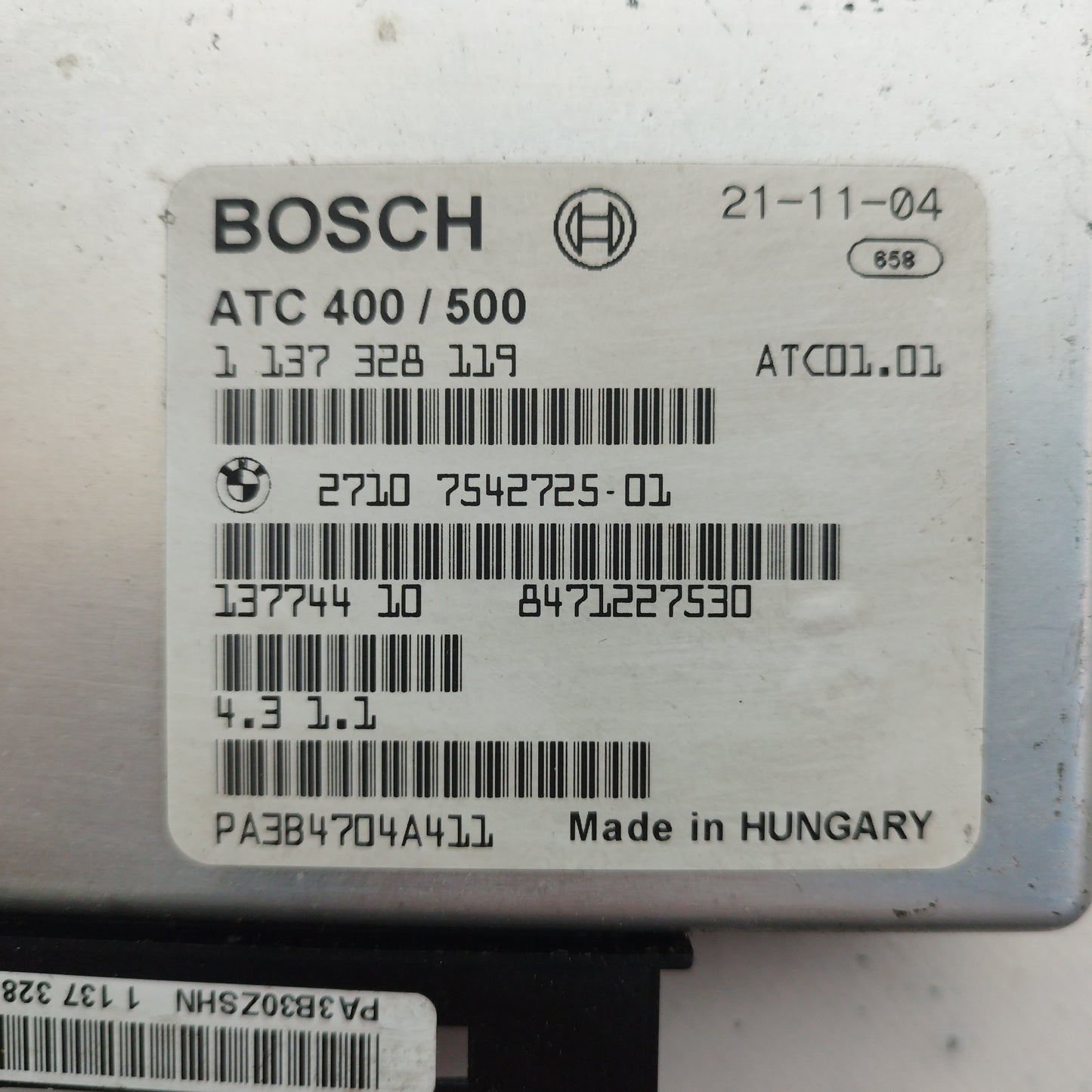 BMW X3 2.0 D 2008 automatic transmission control unit Code: 1137328119 ecoAC5994