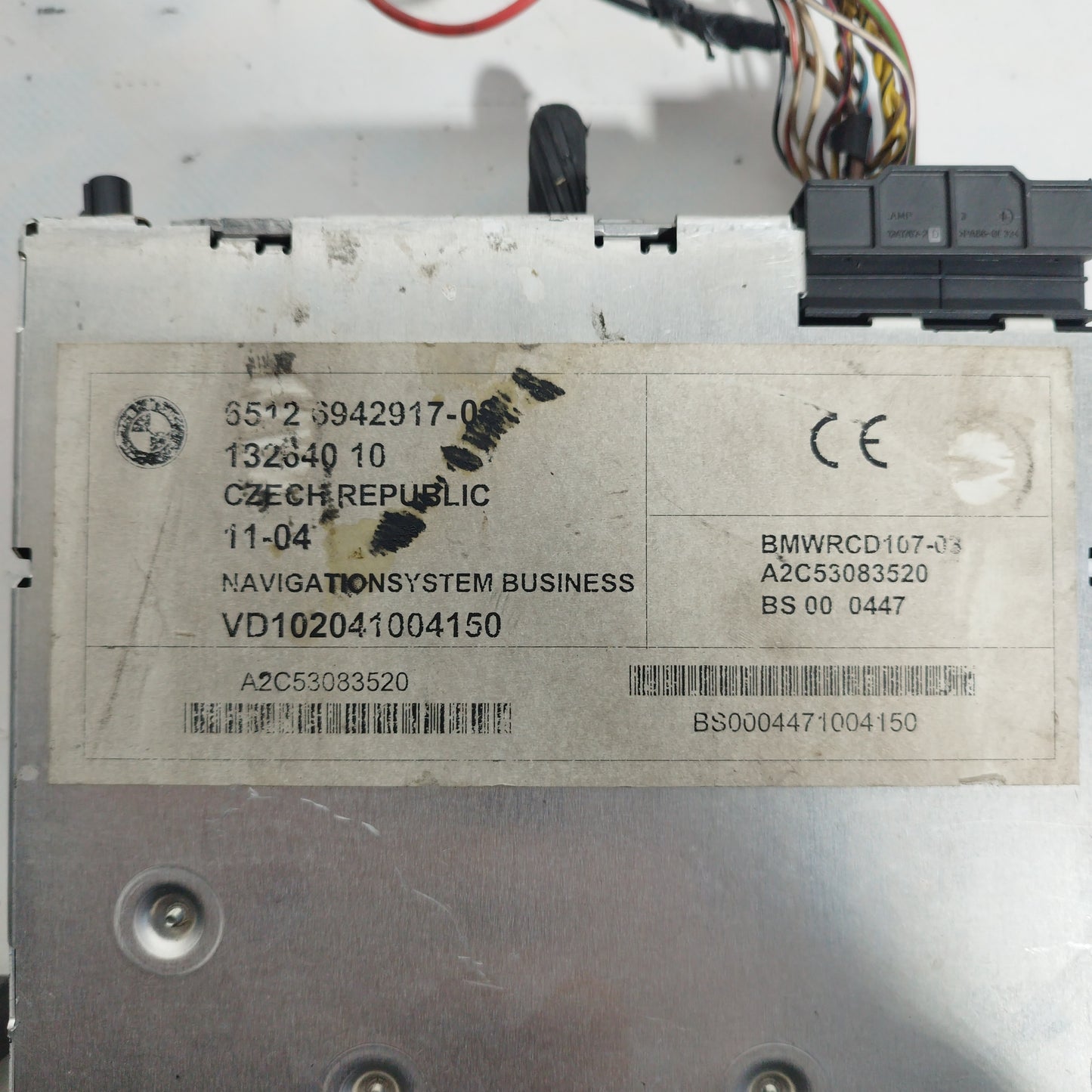 Autoradio mit Navigation BMW X3 2005 Code: 6512694291702 ecoAC6027