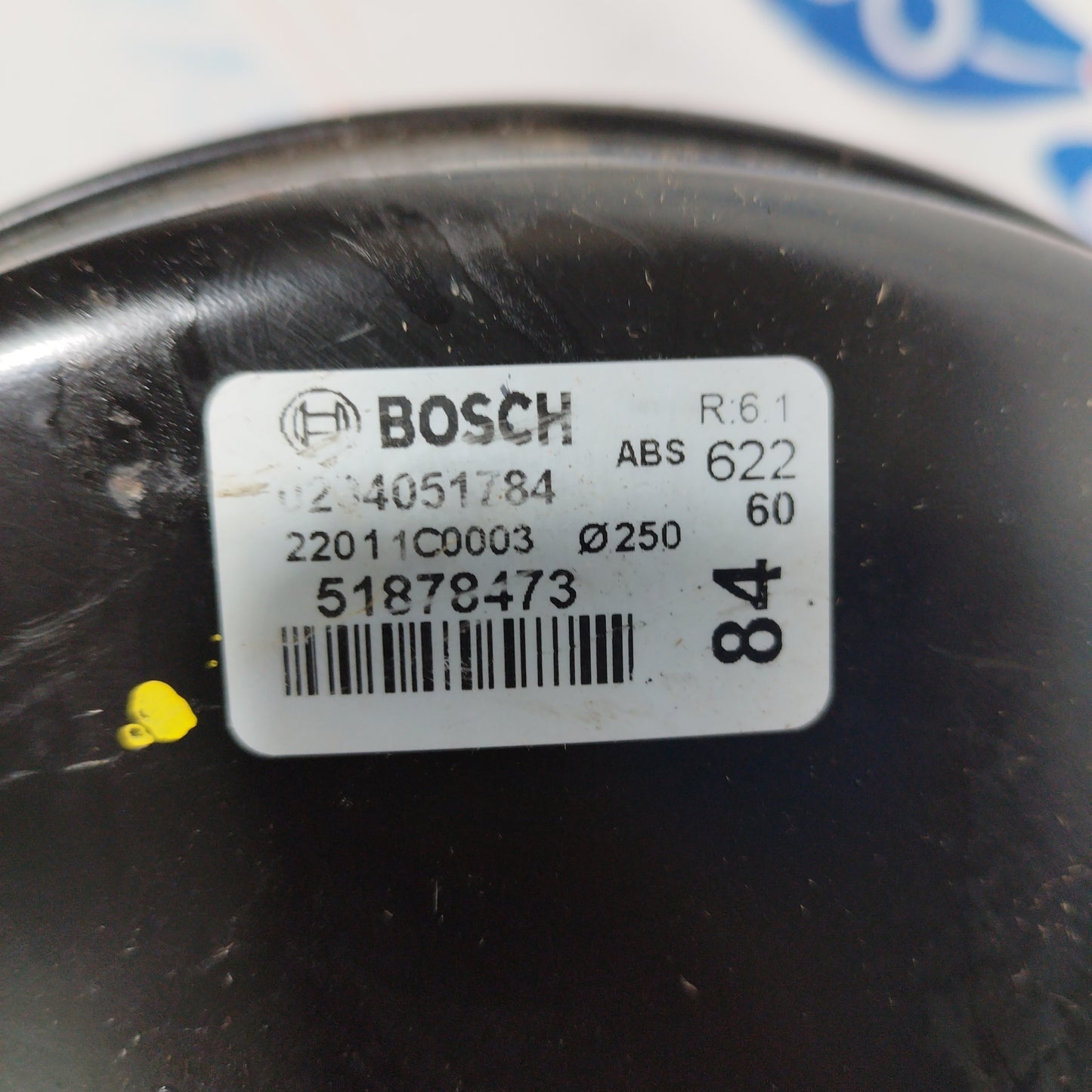 Bremskraftverstärker Fiat Fiorino 1.3 MTJ 2011, Teilenummer: 51878473 ecoAC6049