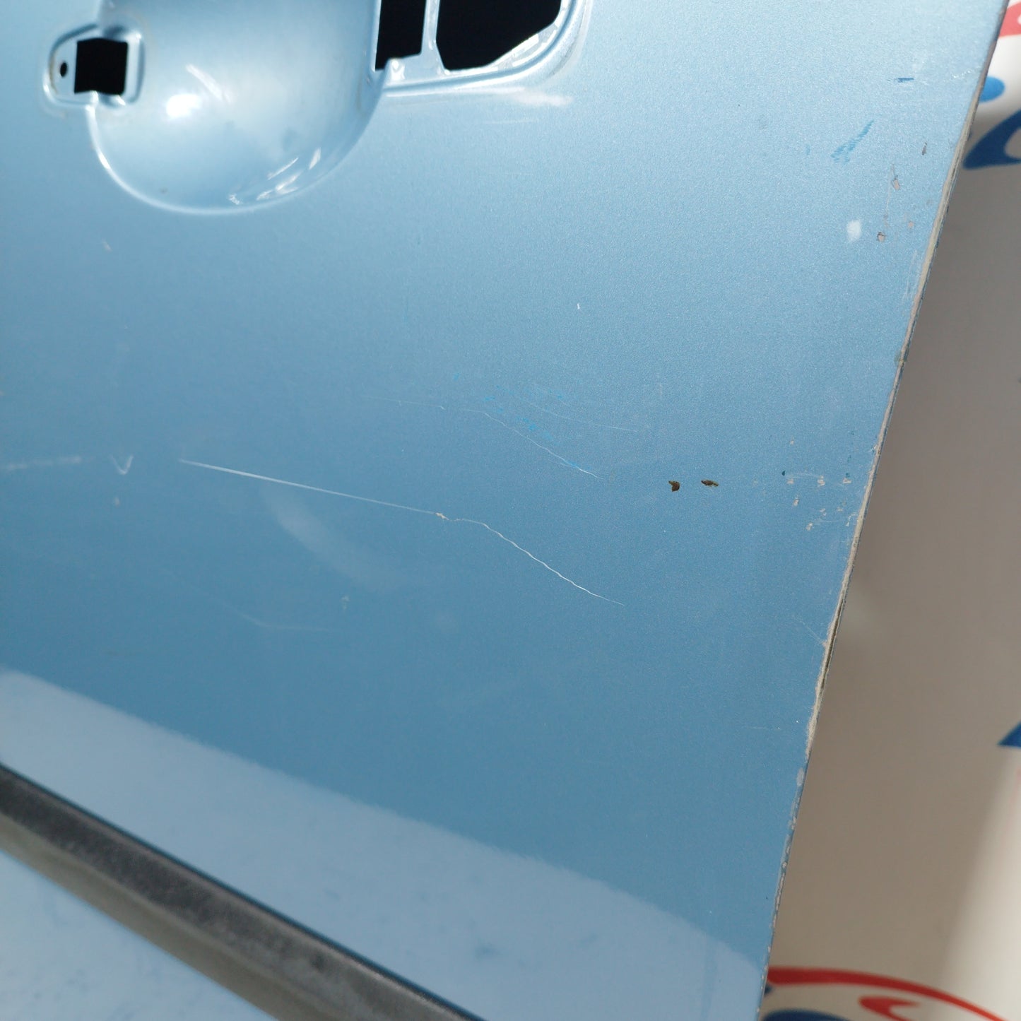 Left front door light blue Volvo V50 2005 ecoAC6073