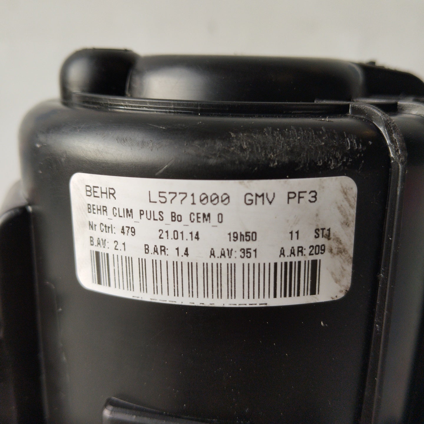 Citroen C5 2010 Fahrgastraumheizungslüfter Code L5771000 ecoAG3518