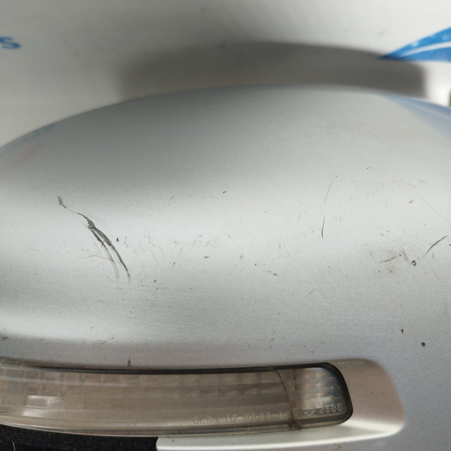 Right electric mirror silver gray Fiat 16 2010 7 wires ecoAC6140