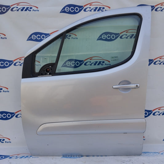 Vordere linke Tür silbergrau Citroen Berlingo 2010 ecoAG3561