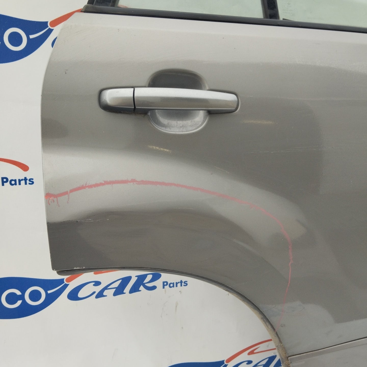 Right rear door in gunmetal gray Suzuki Grand Vitara 2009 ecoAG3608