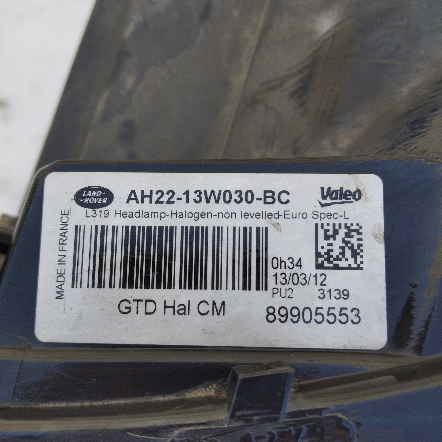 Fanale anteriore sx Land Rover Discovery 4 Cod: Ah22-13w030-bc ecoAG3641