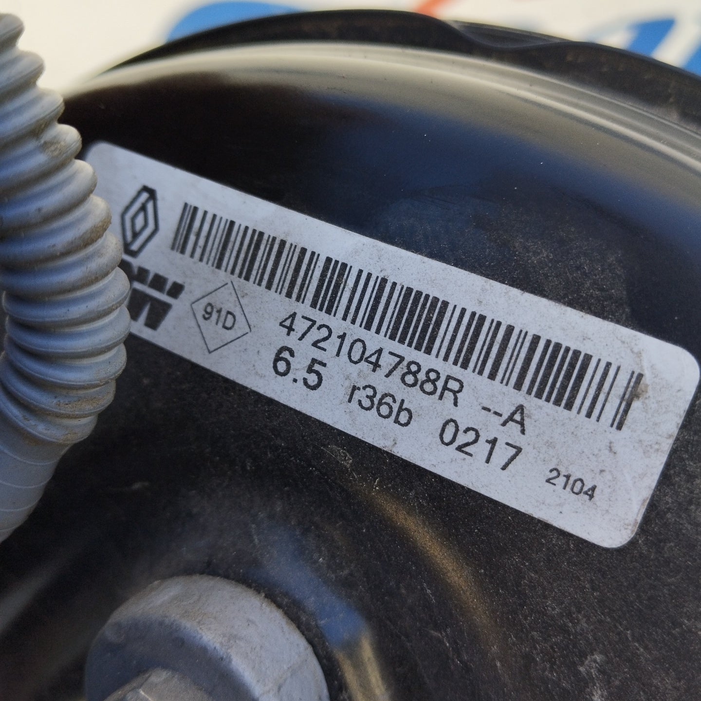 Bremskraftverstärker Renault Clio 1.5 DCI 2015 Teilenummer 472104788r ecoAG3680