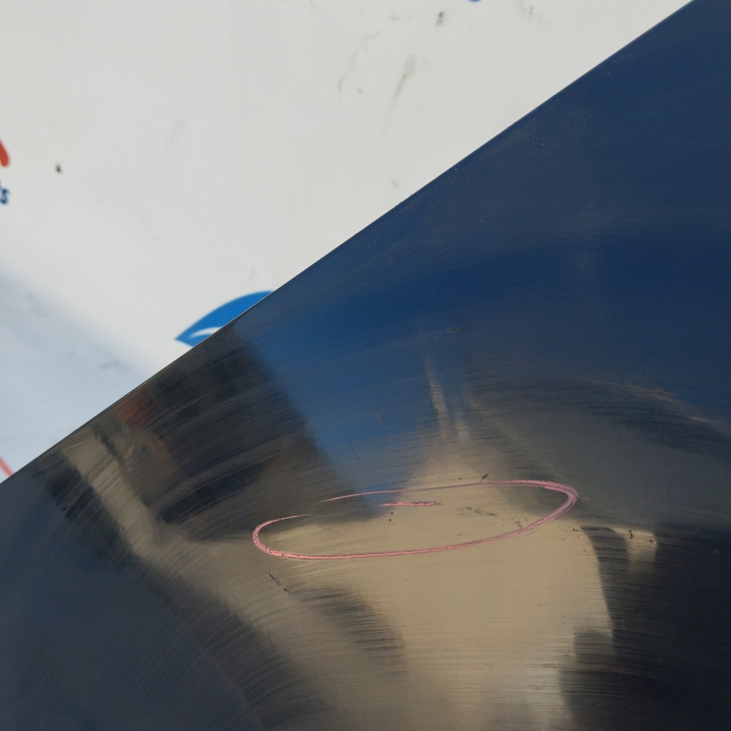 Rechter blauer Kotflügel Seat Leon 2017 ecoAG3681