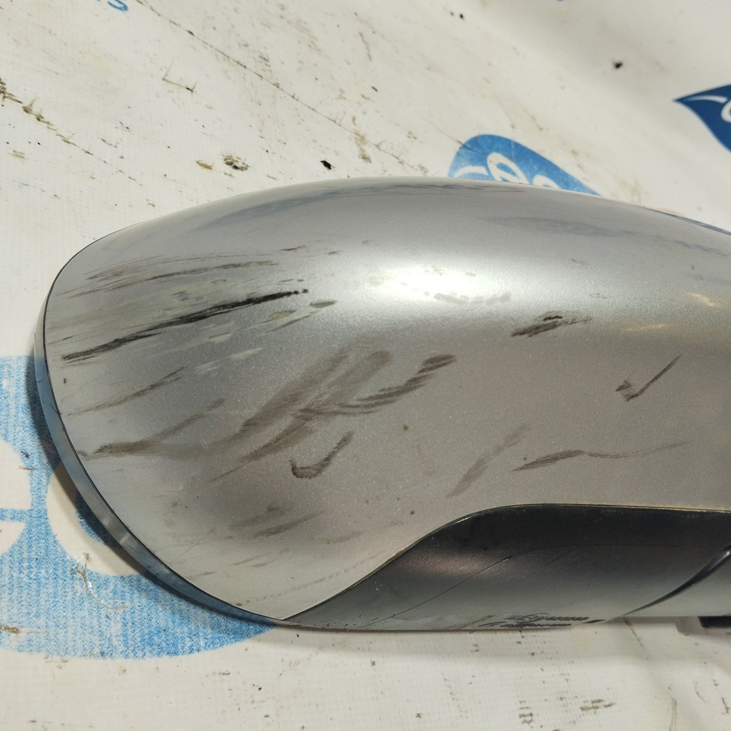 Nissan Qashqai 2009 Elektrischer rechter Außenspiegel Silbergrau 7-adrig ecoAG3697