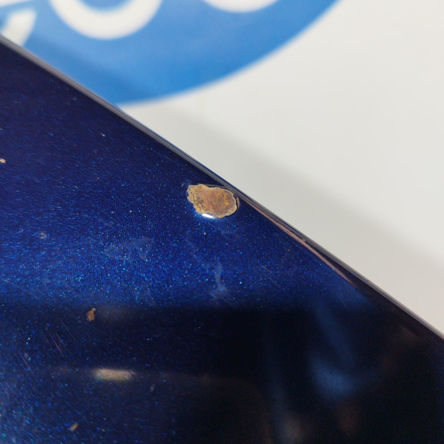 Cofano anteriore blu Volkswagen Polo 2008 ecoAC6291