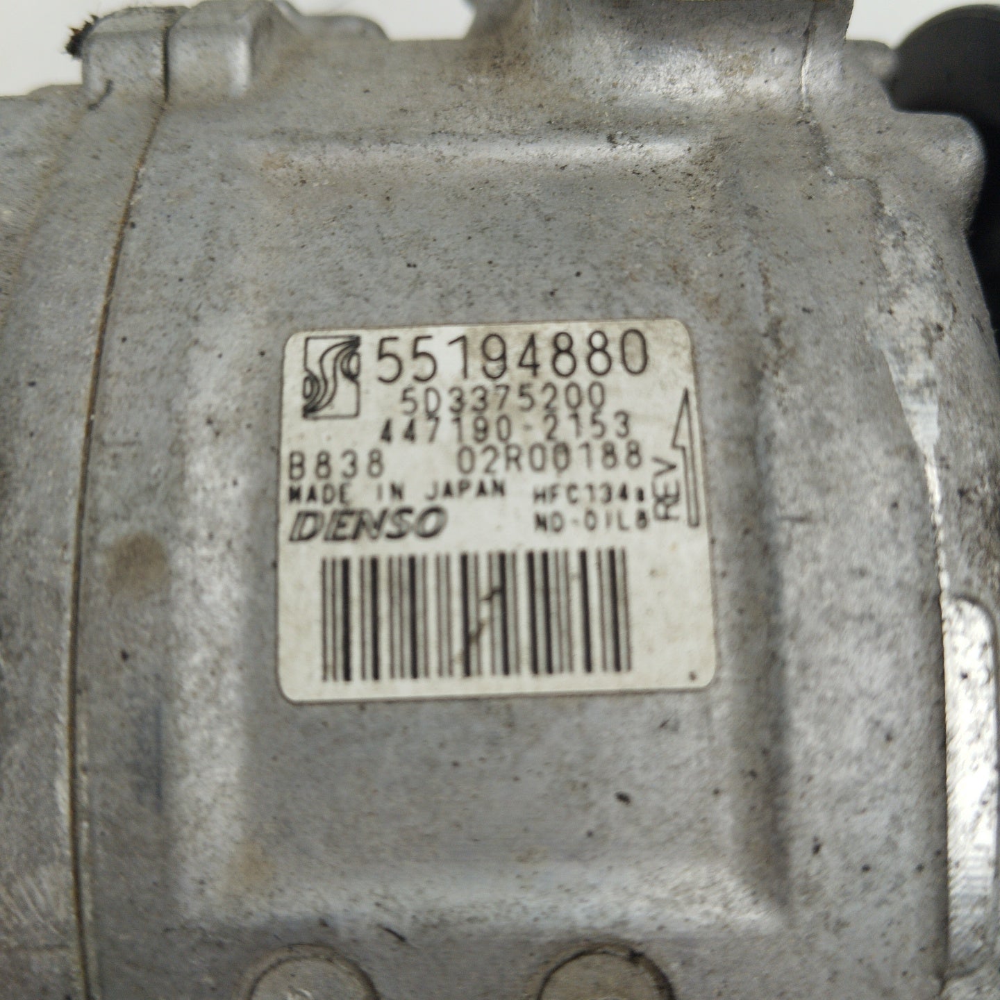 Compressore aria condizionata Fiat Grande Punto 1.2/1.4 benzina Cod. 55194880 ecoAG3768