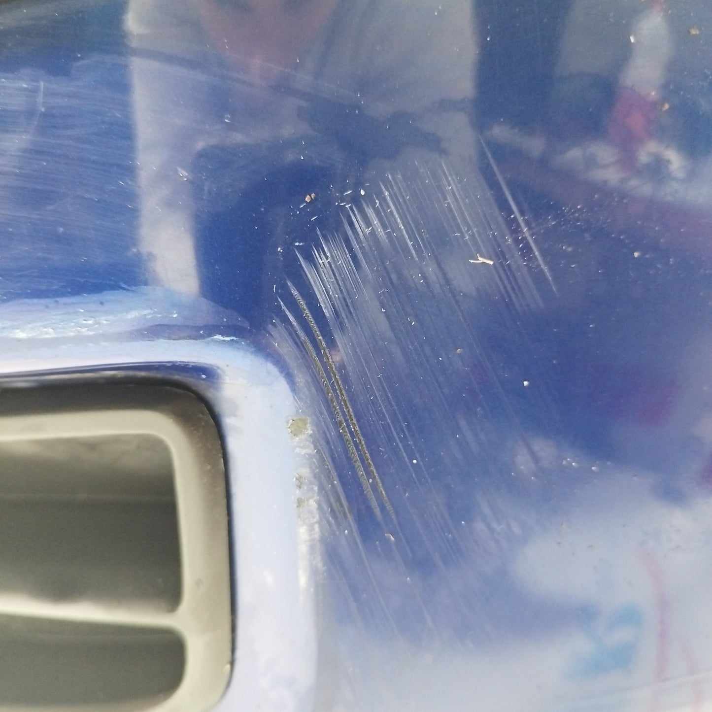 Blue front bumper Fiat Panda 2008 ecoAC6313