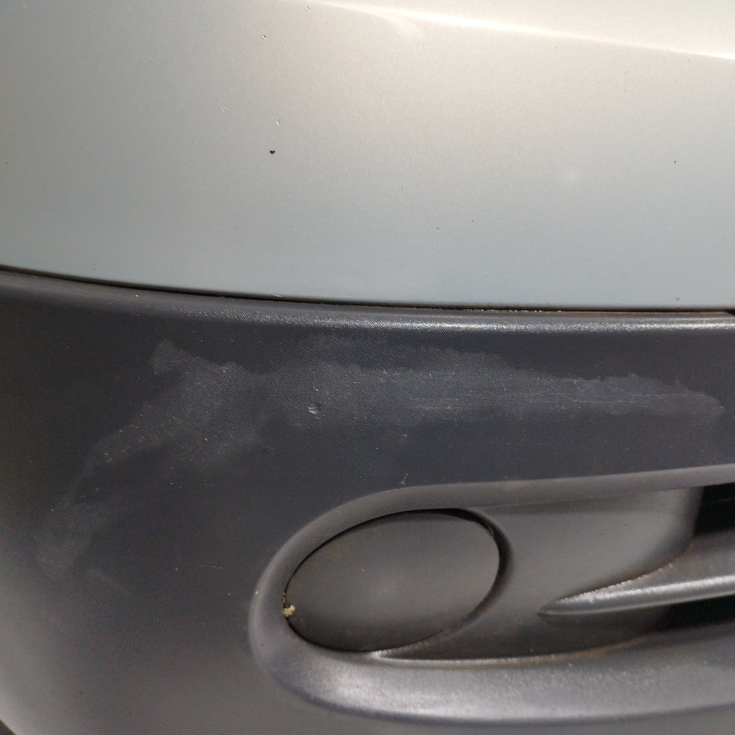 Silver gray front bumper Renault Megane 2005 ecoAC6314