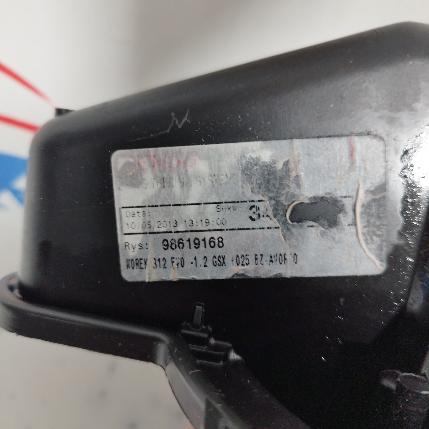 Fiat 500 2007 Fahrgastraumheizungslüfter-Code: 98619168 ecoAC6382