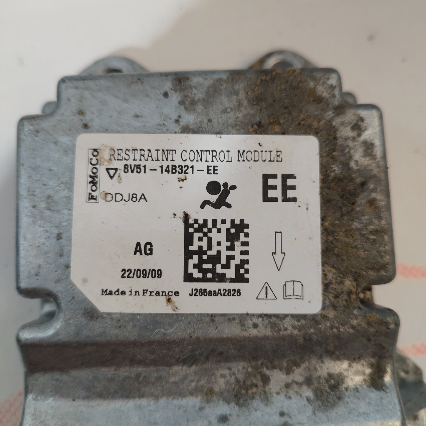 Kit airbag Ford Fiesta 2010 Codice: 8V51-14B321-EE ecoAC6389