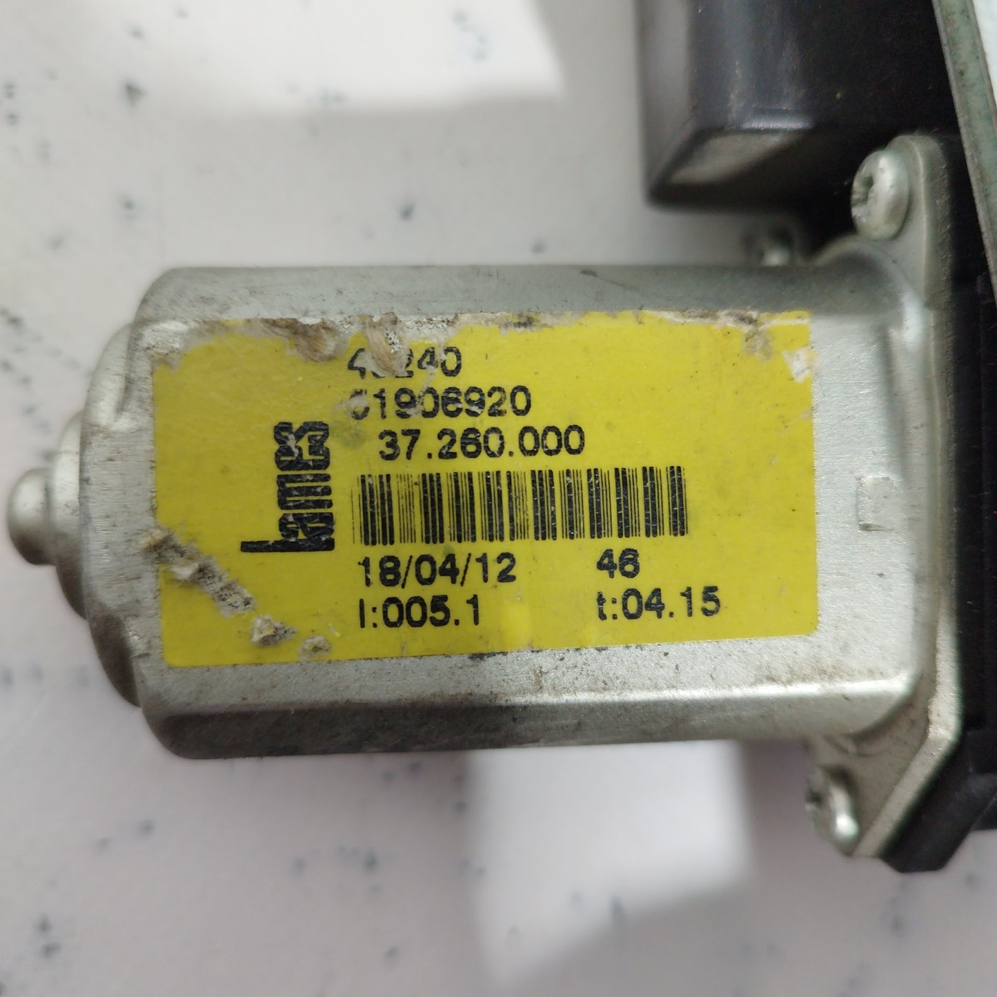 Cremagliera posteriore sx scorrevole Fiat Doblò 2010 Codice: 51906920 ecoAC6397