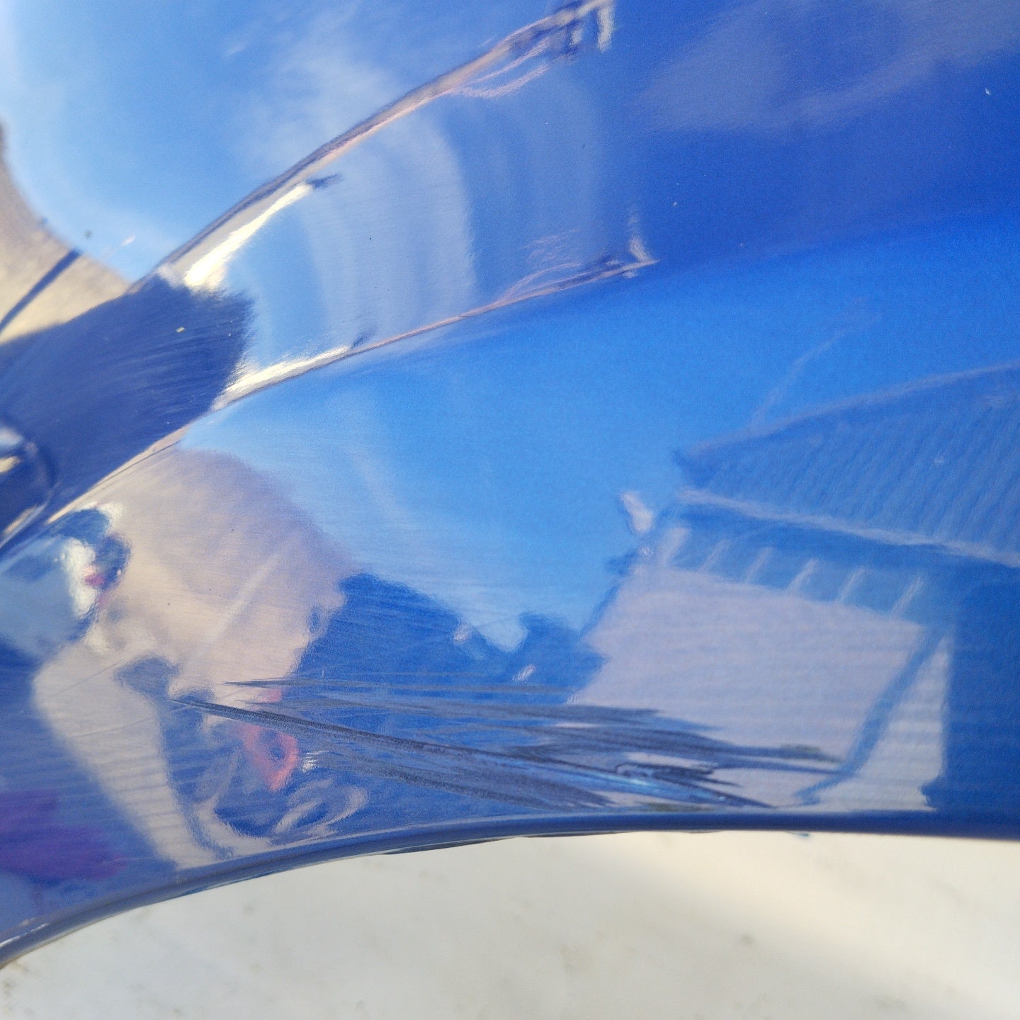 Left blue mudguard Fiat Idea 2005 ecoAG3868